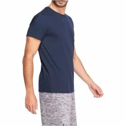 Domyos Nyamba Sportee, Pure Cotton T-Shirt, Men's Exercise & Fitness Apparel