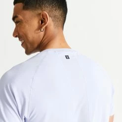 Domyos Men's Fitness Breathable Essential Crew Neck T-Shirt