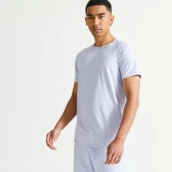 Domyos Men's Fitness Breathable Essential Crew Neck T-Shirt