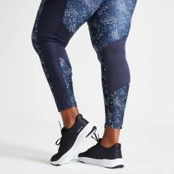 Domyos Women's Fitness Leggings With Phone Pocket (Plus Size)