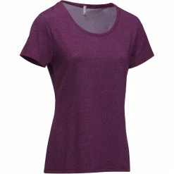 Domyos Exercise & Fitness Apparel Women's Gym & Pilates Regular-Fit Short-Sleeve T-Shirt