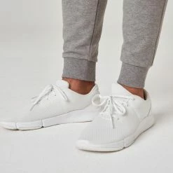 Domyos Slim-Fit Cotton Jogging Pants, Men's Exercise & Fitness Apparel