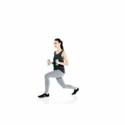 Domyos Nyamba 100 Salto, Stretchy Slim-Fit Fitness Leggings, Women's