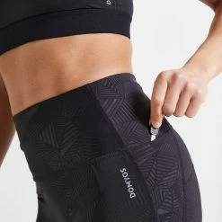 Domyos 500A, 7/8-Length Cardio Fitness Leggings, Women's