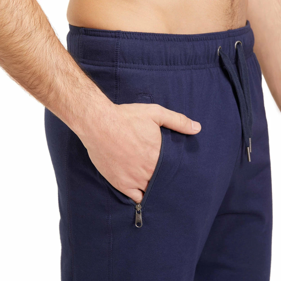 Domyos Slim-Fit Cotton Athletic Shorts, Men's Exercise & Fitness Apparel