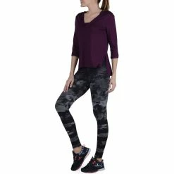 Domyos Exercise & Fitness Apparel Women's Gym & Pilates Slim-Fit Cotton Leggings