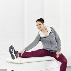 Domyos Nyamba 100 Salto, Stretchy Slim-Fit Fitness Leggings, Women's