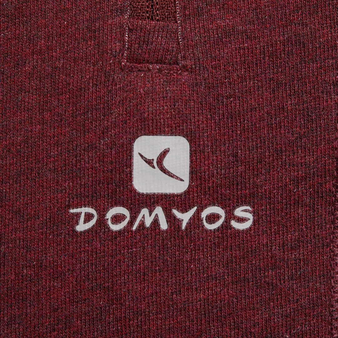 Domyos Slim-Fit Cotton Athletic Shorts, Men's Exercise & Fitness Apparel