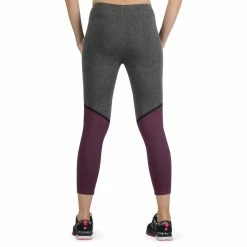 Domyos Gym & Pilates Slim-Fit Cotton Leggings, Women's