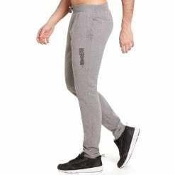 Domyos Gym & Pilates Slim-Fit Brushed Jersey Bottoms