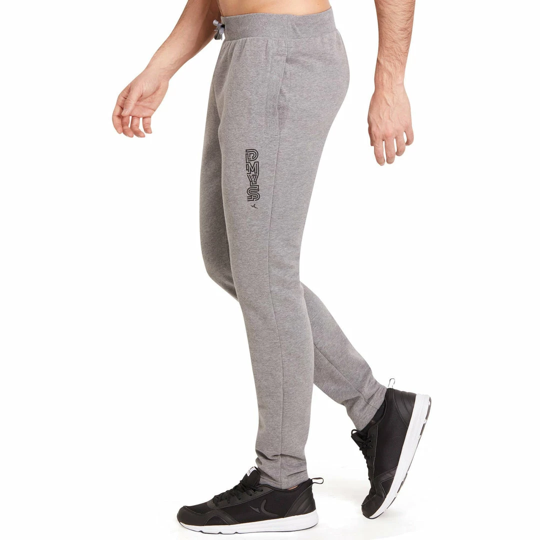 Domyos Gym & Pilates Slim-Fit Brushed Jersey Bottoms