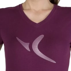 Domyos, Short-Sleeved Gym & Pilates T-Shirt, Women's Exercise & Fitness Apparel