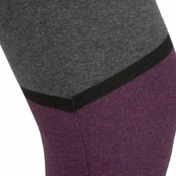 Domyos Gym & Pilates Slim-Fit Cotton Leggings, Women's
