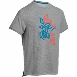 Domyos Regular-Fit Gym And Pilates T-Shirt, Men's