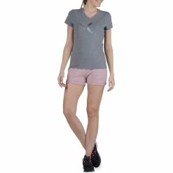 Domyos, Short-Sleeved Gym & Pilates T-Shirt, Women's Exercise & Fitness Apparel