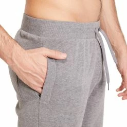 Domyos Gym & Pilates Slim-Fit Brushed Jersey Bottoms