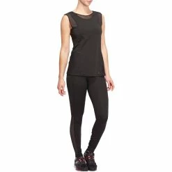 Domyos Women's Cardio Fitness Lace Leggings Shape Exercise & Fitness Apparel