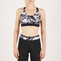 Domyos Exercise & Fitness Apparel Women's Cardio Fitness Zip-Up Bra Energy 500