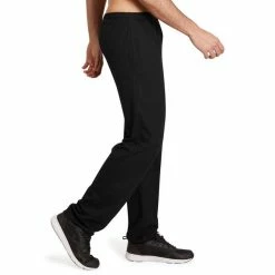 Domyos Men's Gym & Pilates Regular-Fit Jersey Bottoms Exercise & Fitness Apparel