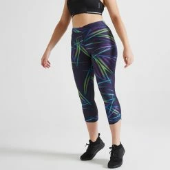 Domyos 500R, Fitness Cardio Training 7/8 Leggings, Women's