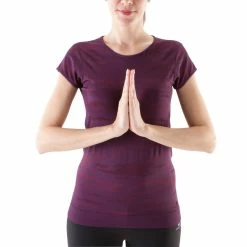 Domyos Women's Yoga Seamless T-Shirt DO NOT PUBLISH
