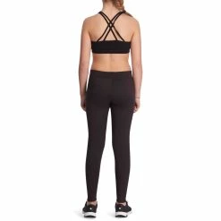 Domyos S500, Warm Breathable Synthetic Gym Leggings, Kids'