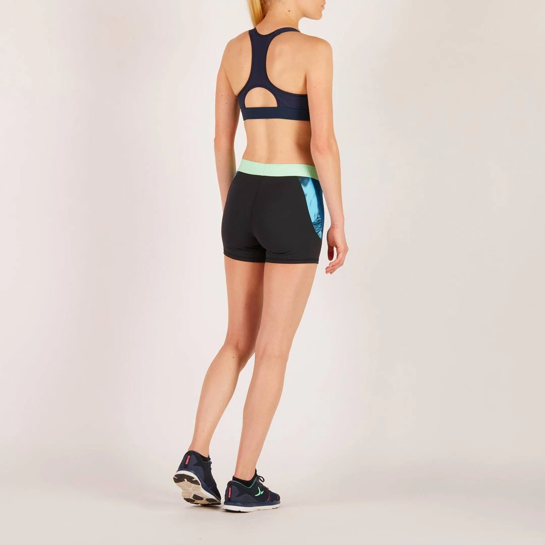 Domyos Exercise & Fitness Apparel Women's Cardio Fitness Zip-Up Bra Energy 500