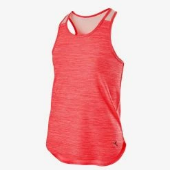 Domyos Girls' Gym Tank Top Breathable Synthetic S500 Exercise & Fitness Apparel