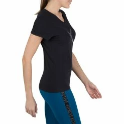 Domyos, Short-Sleeved Gym & Pilates T-Shirt, Women's Exercise & Fitness Apparel
