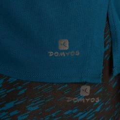 Domyos Short-Sleeve Athletic V-Neck T-Shirt, Women's