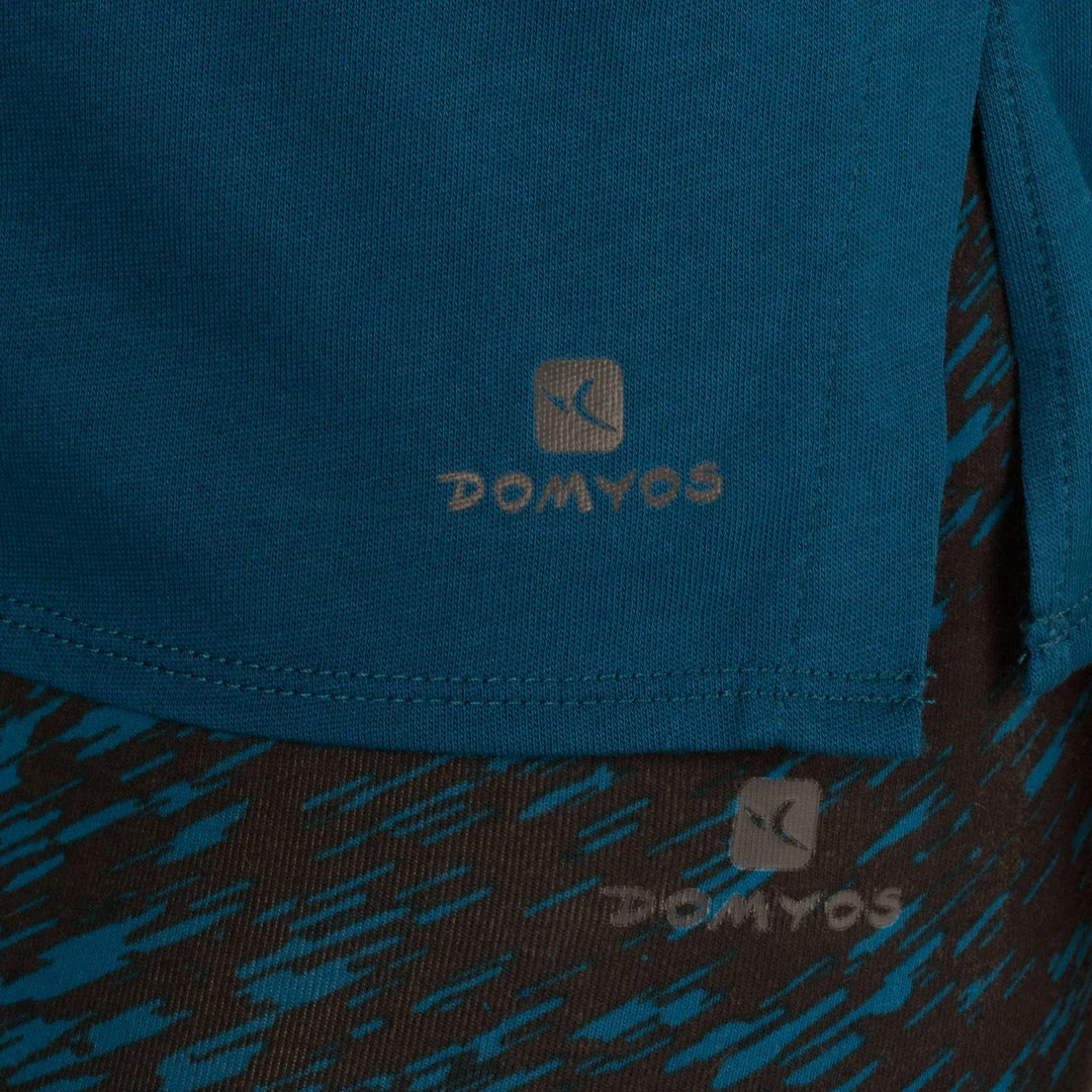 Domyos Short-Sleeve Athletic V-Neck T-Shirt, Women's