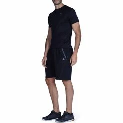 Domyos Men's Cardio Fitness Zip-Pocket Shorts Energy