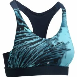 Domyos Exercise & Fitness Apparel Women's Cardio Fitness Zip-Up Bra Energy 500
