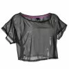 Domyos Exercise & Fitness Apparel Women's Dance Transparent Cropped T-Shirt