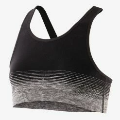 Domyos S580, Breathable Seamless Gym Sports Bra, Girls'