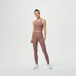 Domyos Exercise & Fitness Apparel FTI500A, High-Waisted Shaping Fitness Leggings, Women's