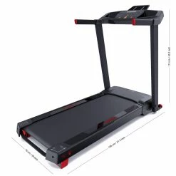Domyos Run 100, Foldable Compact Fitness Treadmill With Manual Incline