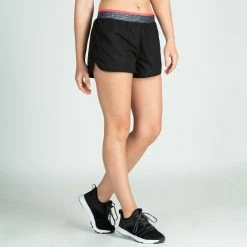 Domyos 100, Fitness Cardio Training Loose-Fit Shorts, Women's Exercise & Fitness Apparel