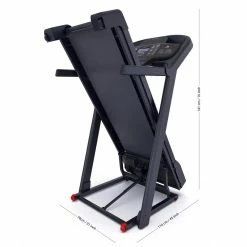 Domyos Cardio Machines & Equipment T540C, Foldable Smart Connect Fitness Treadmill With Automatic Incline