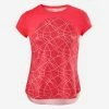 Domyos S900, Short-Sleeved Breathable Gym T-Shirt, Girls' Exercise & Fitness Apparel