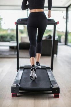 Domyos Run 100, Foldable Compact Fitness Treadmill With Manual Incline