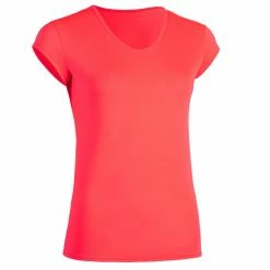 Exercise & Fitness Apparel Domyos 100, Cardio Workout T-Shirt, Women's