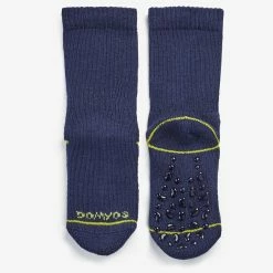 Domyos Non-Slip Socks 500 Twin-Pack - Navy/Heathered Grey Exercise & Fitness Apparel