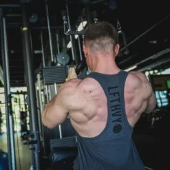 Exercise & Fitness Apparel Domyos, Weight Training Stringer Tank Top, Men's