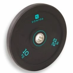 Exercise & Fitness Apparel Domyos 22 Lb Weightlifting Olympic Bumper Plate
