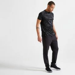 Domyos 120, Eco-Friendly Fitness Pants, Men's