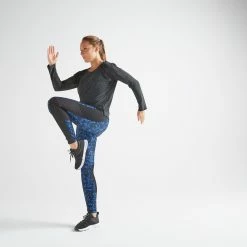 Domyos Women's Cardio Workout Leggings 120 Exercise & Fitness Apparel