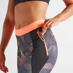Domyos 500, Fitness Cardio Training Leggings, Women's Exercise & Fitness Apparel