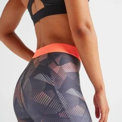 Domyos 500, Fitness Cardio Training Leggings, Women's Exercise & Fitness Apparel