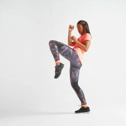 Domyos 500, Fitness Cardio Training Leggings, Women's Exercise & Fitness Apparel